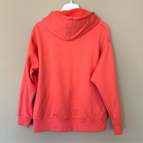Nike Dri-Fit Women’s Small Hoodie Coral Pink & Purple with Pocket Athleisure - Picture 4 of 5